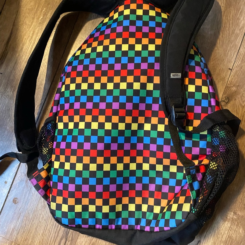 Vans Colorful Checkered Backpack - Picture 2 of 4